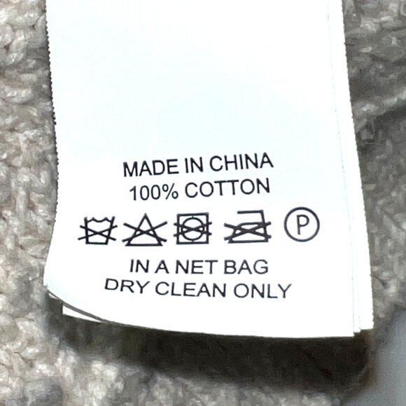 Kate Spade New York Beige Knit Sweater With Tassel Hem Medium - Picture 8 of 13